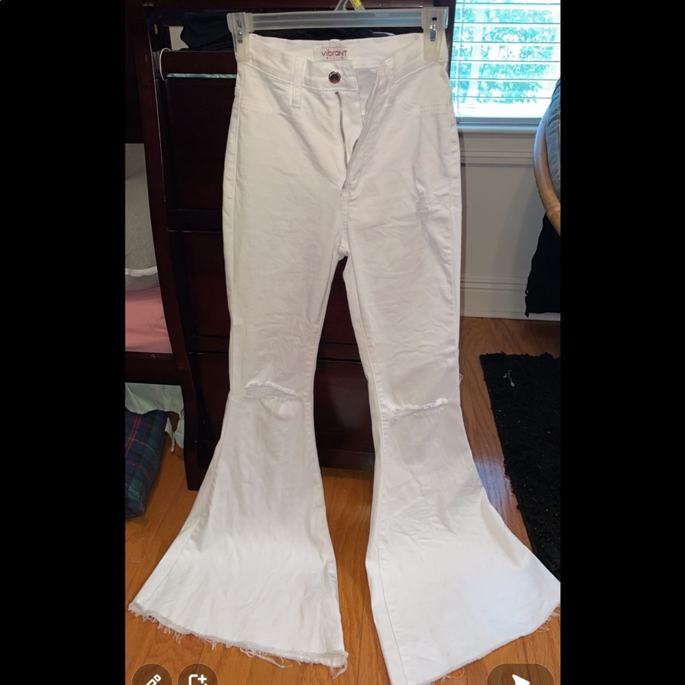 Jeans flare leg jean